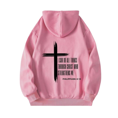 Faith Cross Pullover Hoodie for Men And Women