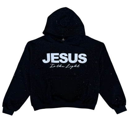 Jesus Is The Light Printed Hoodie