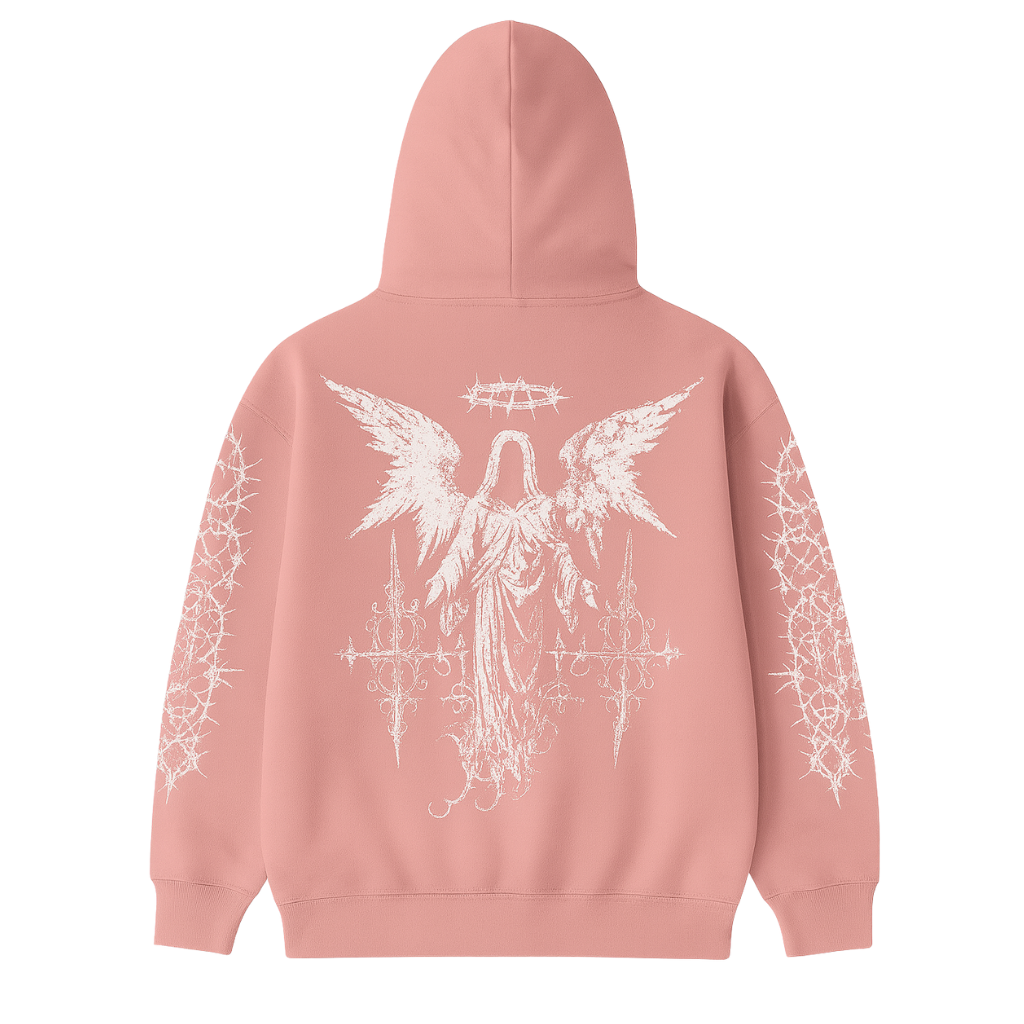 Men Gothic Punk Streetwear Hooded Sweatshirt