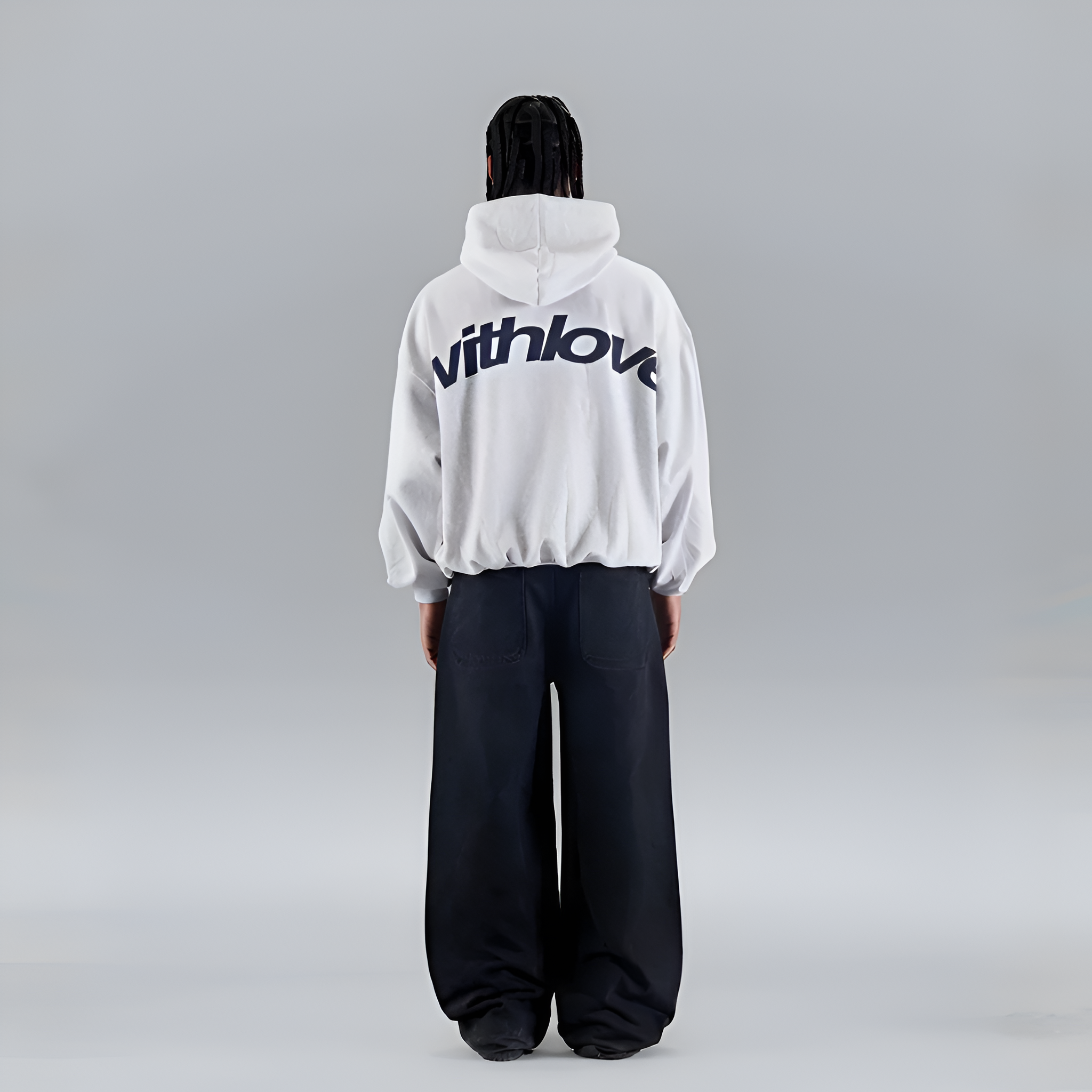 Letter Graphic Hooded Sweatshirt For Men