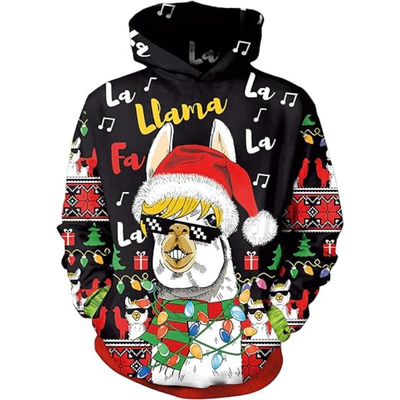 Christmas Snowman Graphic Print Hoodie For Kids