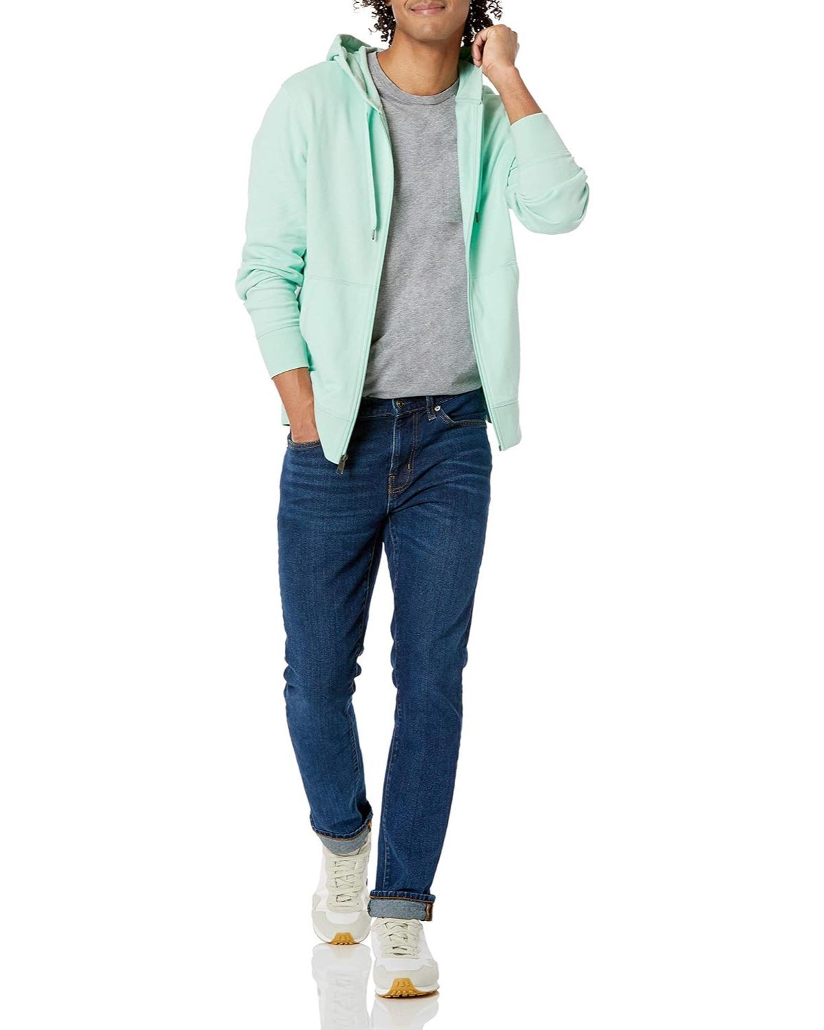 Lightweight French Terry Hooded Sweatshirt-My 3D Hoodie