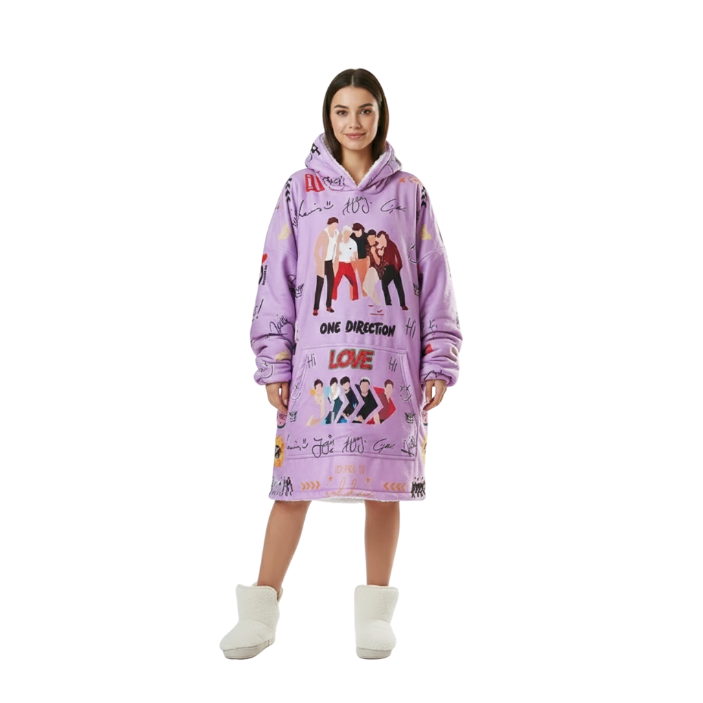 One Direction Printed Oversized Hoodie Blanket