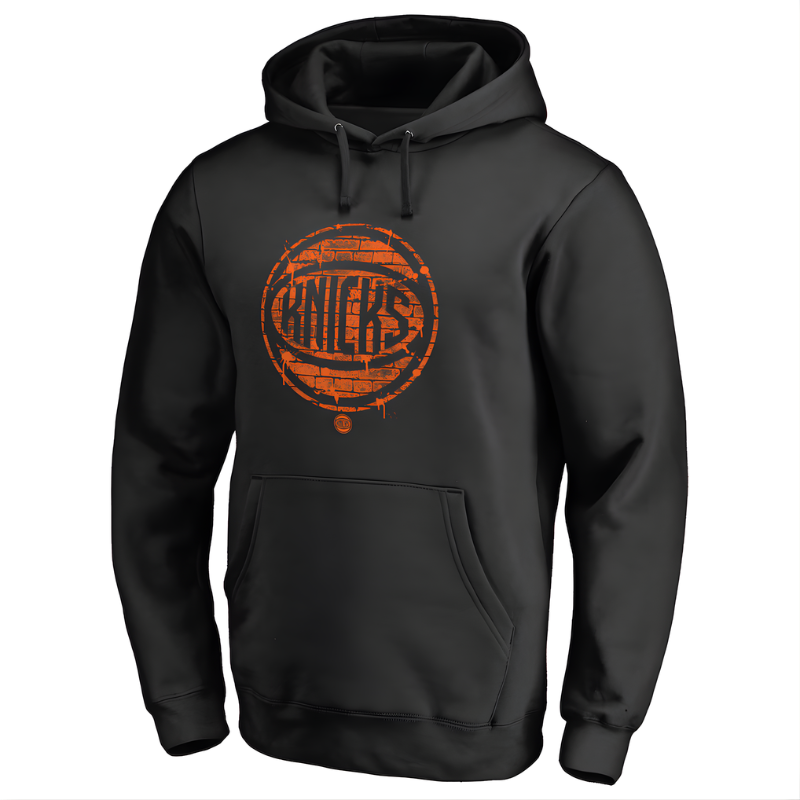 Men Black New York Knicks Street Ball Hometown Collection Pullover Hoodie