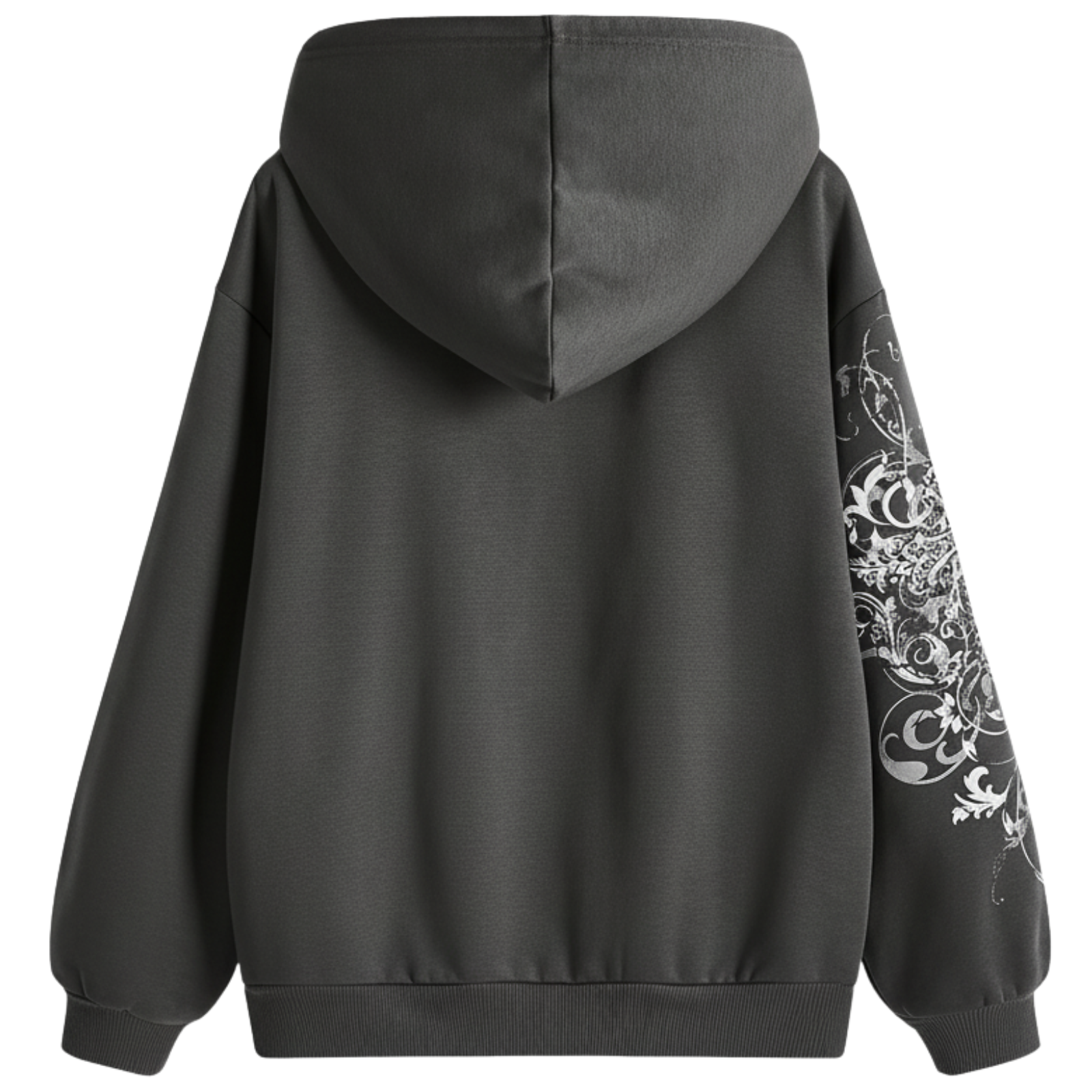 Women Gothic Angel Wings and Cross Graphic Hoodie