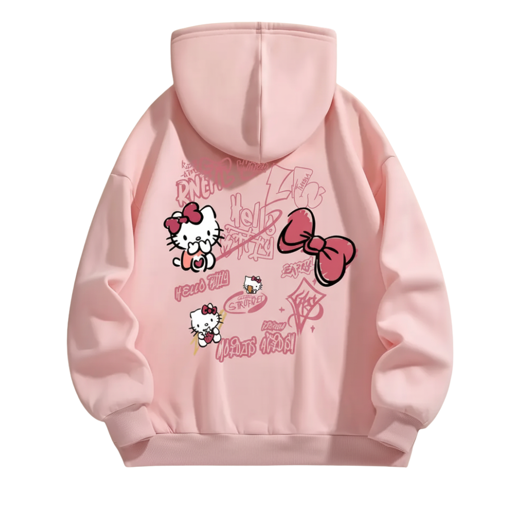 Women Graphic Hooded Sweatshirt