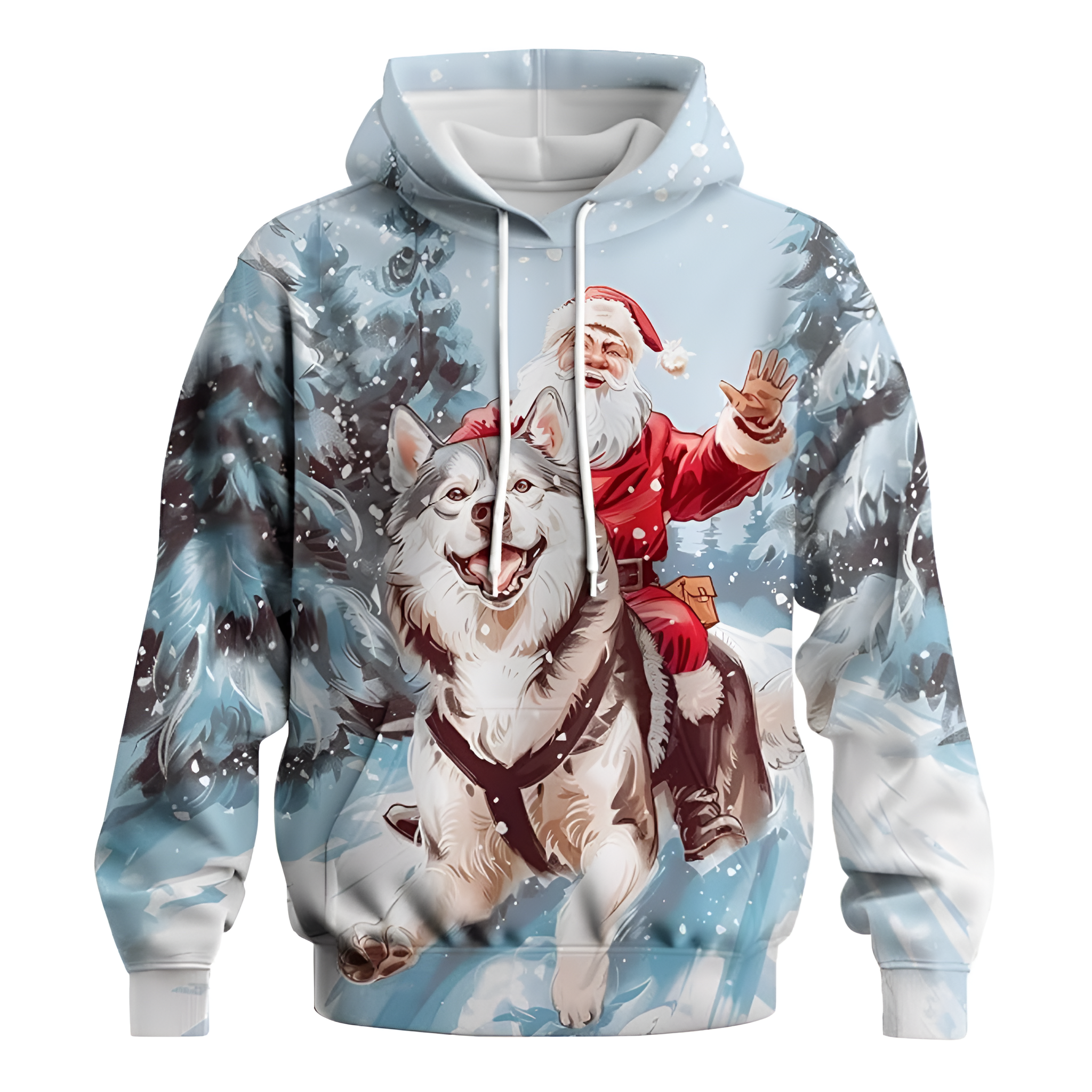 Funny Christmas Themed Pullover Hoodie