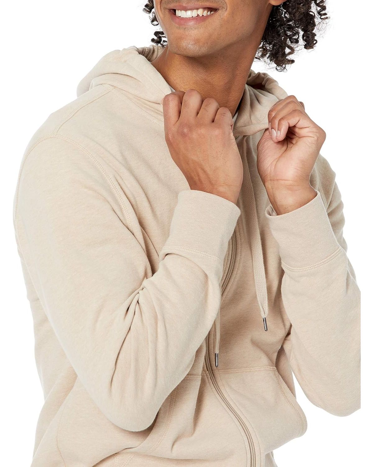 Lightweight French Terry Hooded Sweatshirt-My 3D Hoodie