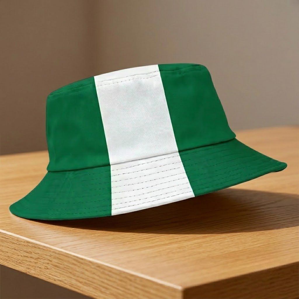 Nigeria Football Fan Outdoor Fisherman Style Hat