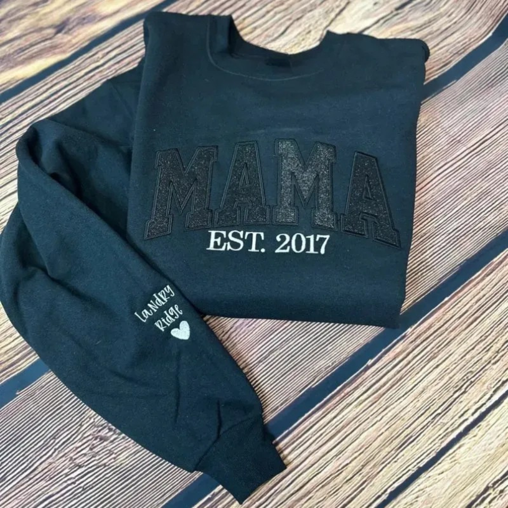 Customized Mama Printed Sweatshirts For Mothers Day
