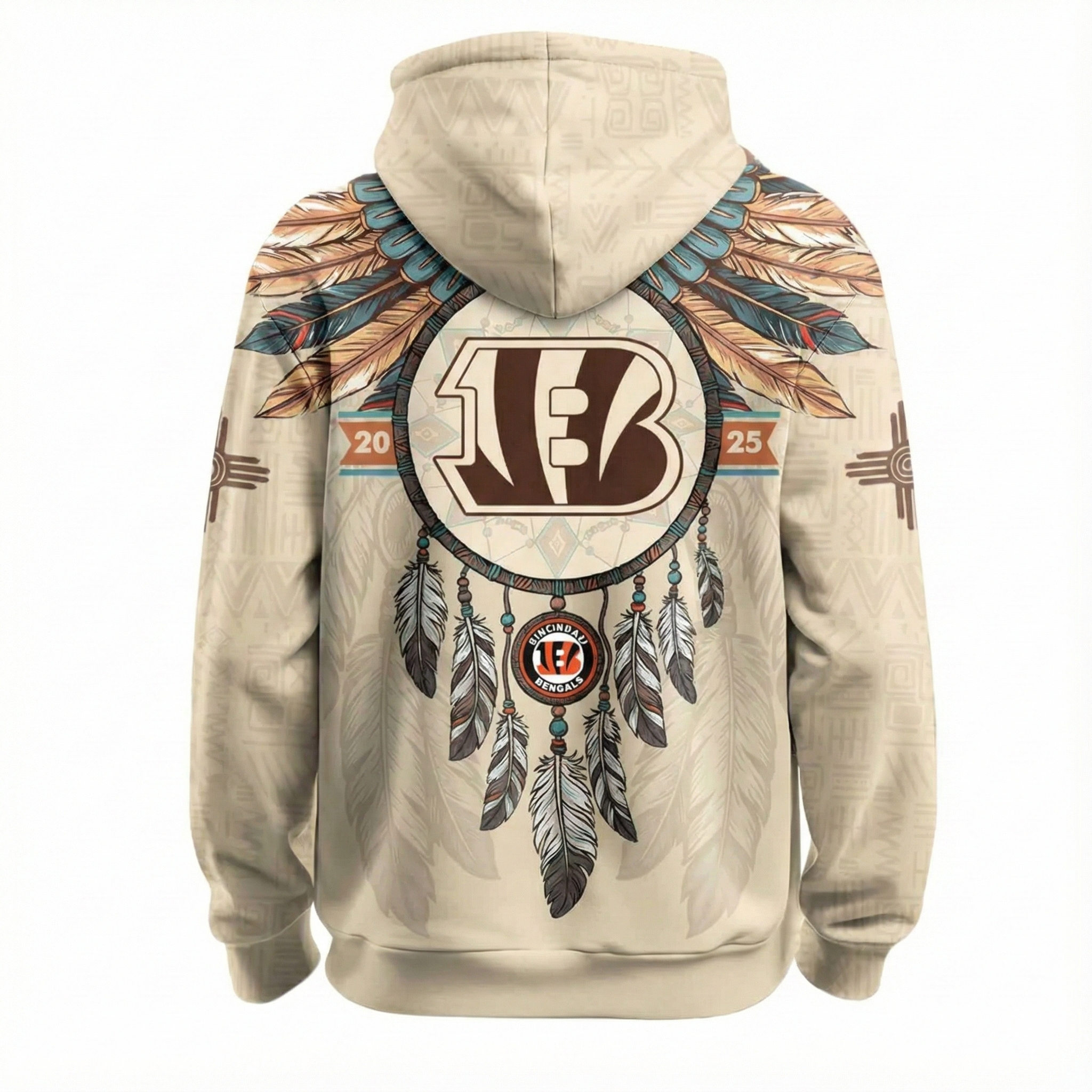 Native Heritage Themed Inspired Carolina Panthers Football Fan Pullover Hoodie