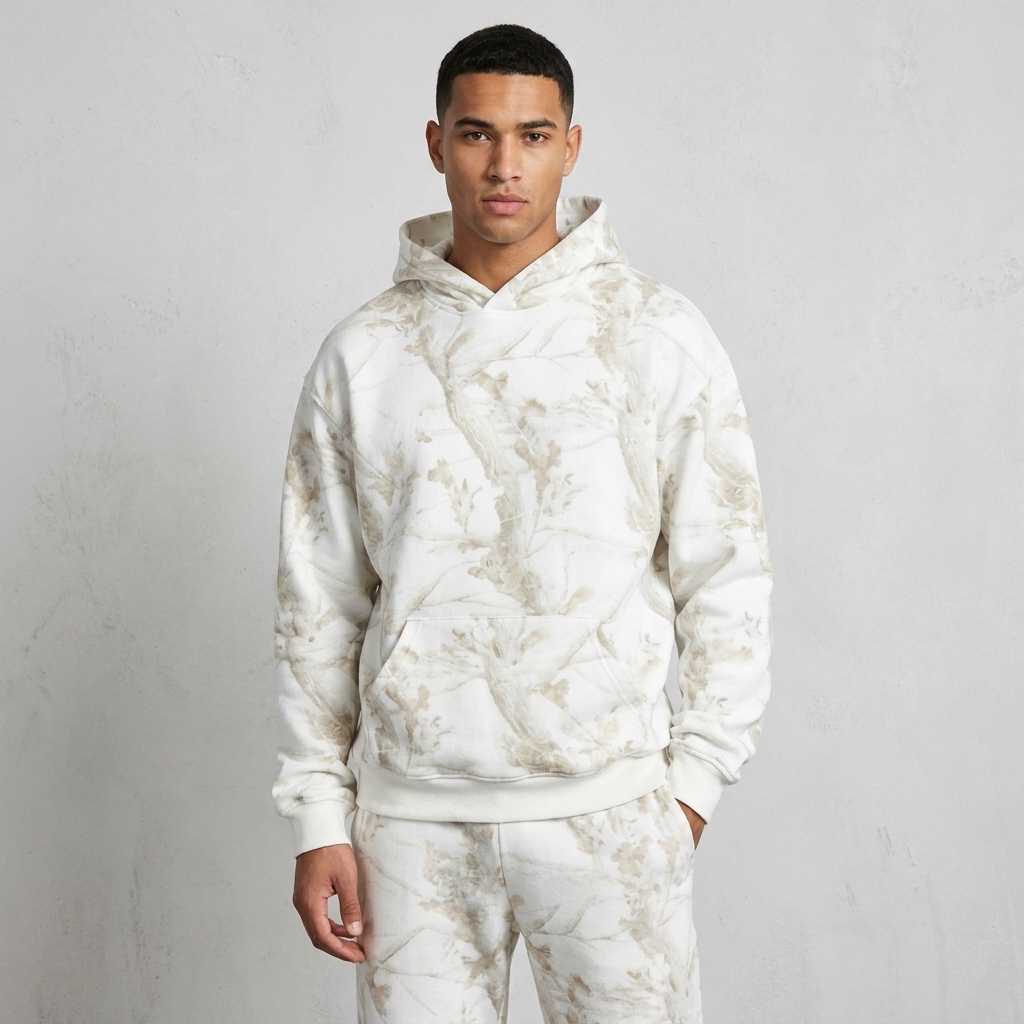 Casual And Comfortable Printed Camo Hoodie For Women 