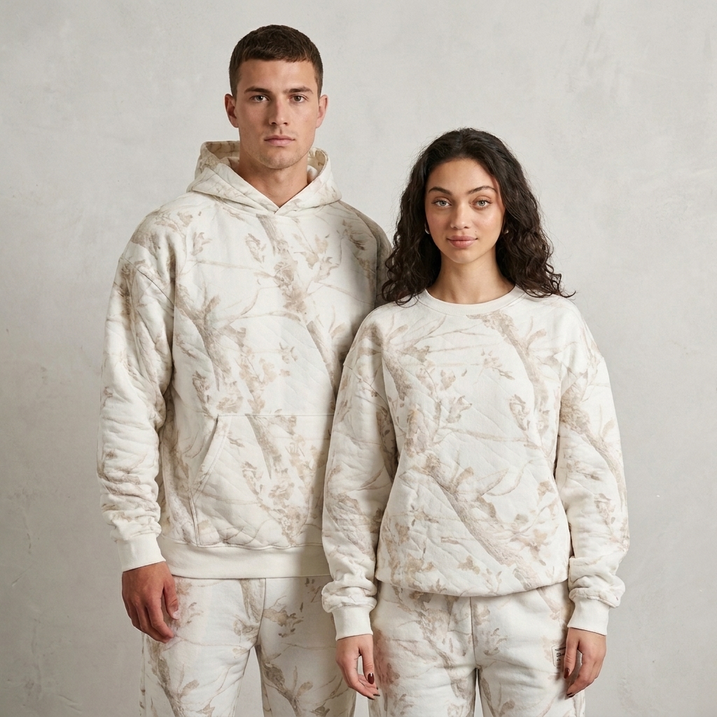 Casual And Comfortable Printed Camo Hoodie For Women 
