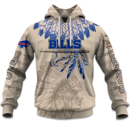 Personalized Bills Football American Heritage Hoodie