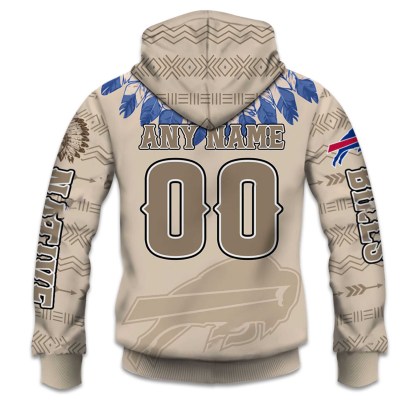 Personalized Bills Football American Heritage Hoodie