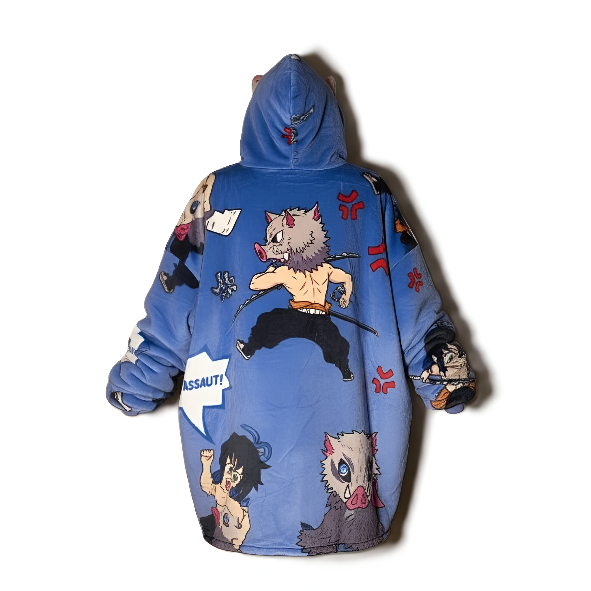 Anime Inspired Cozy Oversized Blanket Hoodie
