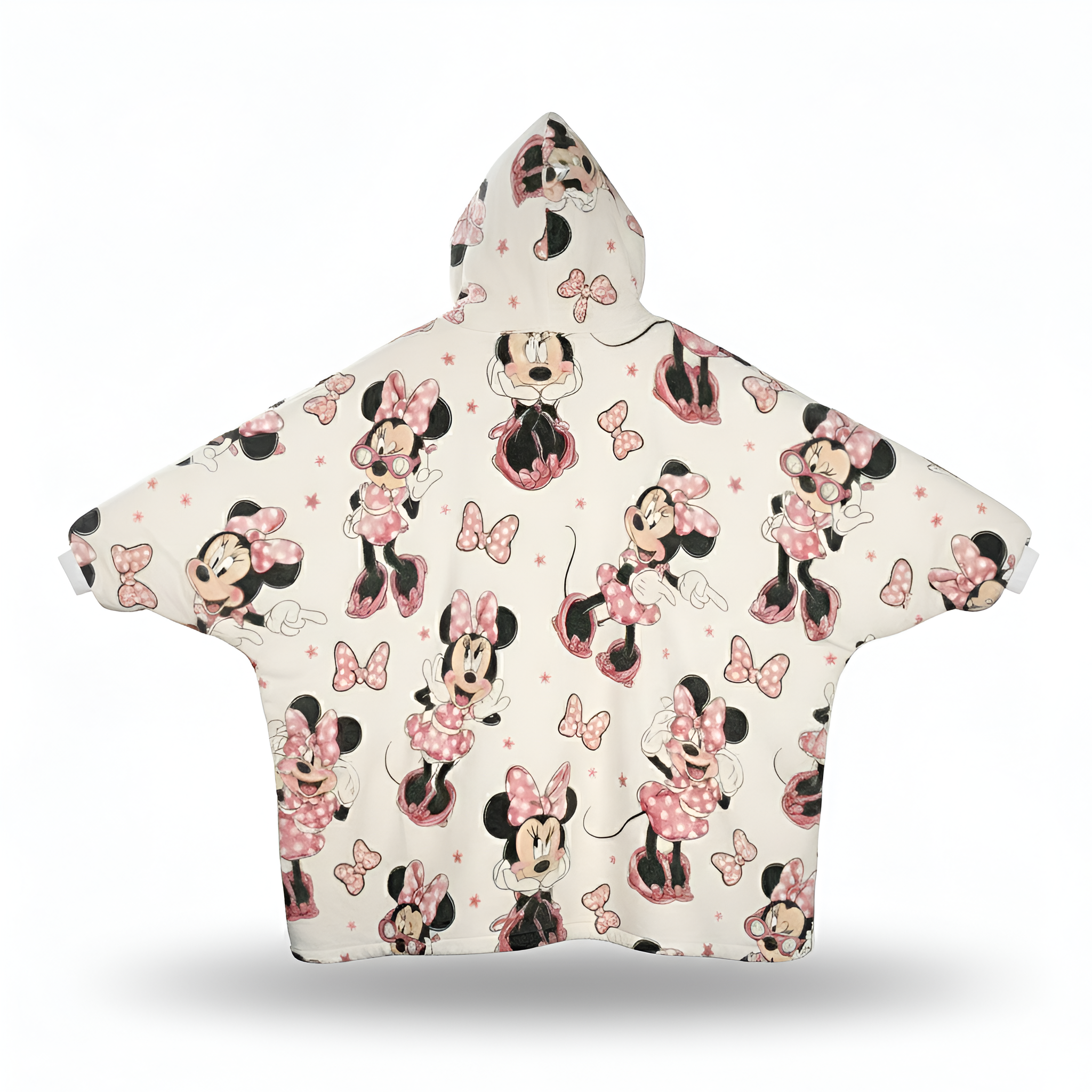 Cartoon Oversized Wearable Blanket Style Hooded Pullover
