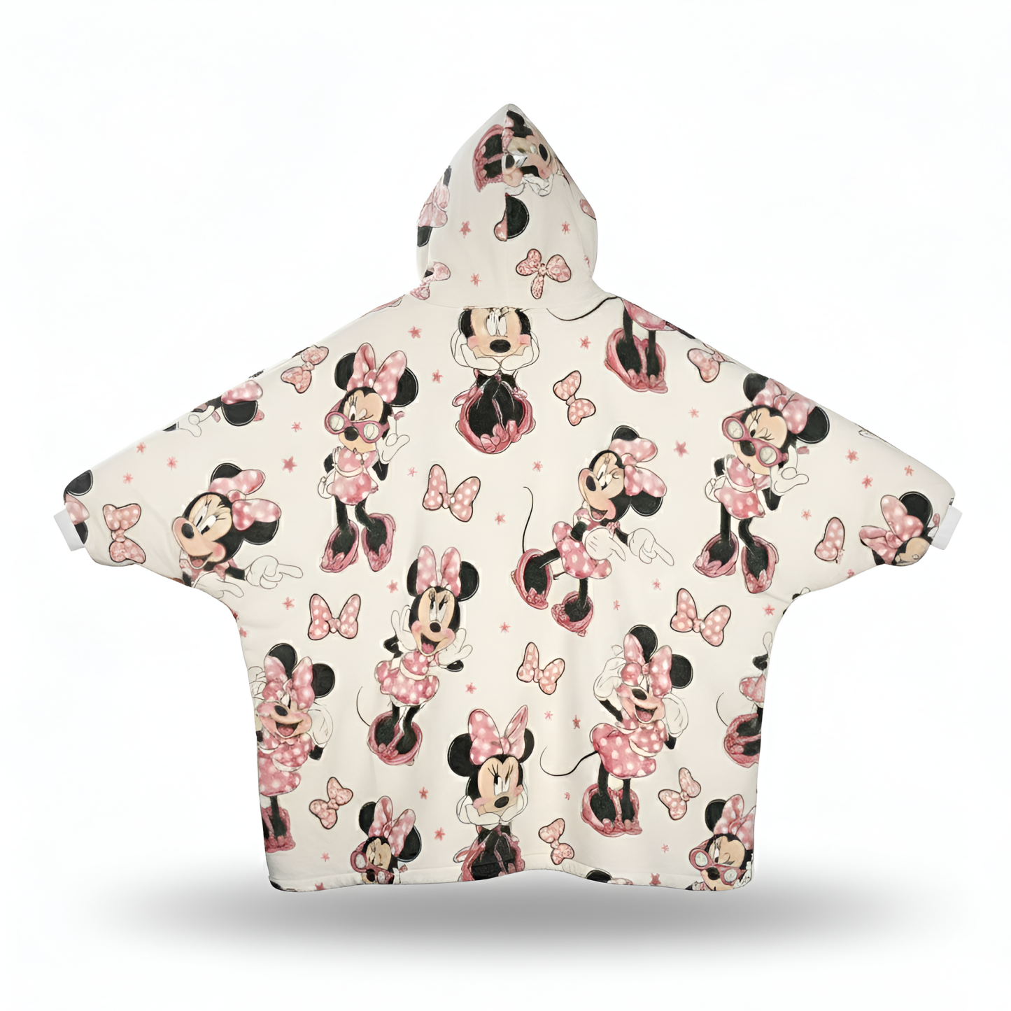 Cartoon Oversized Wearable Blanket Style Hooded Pullover