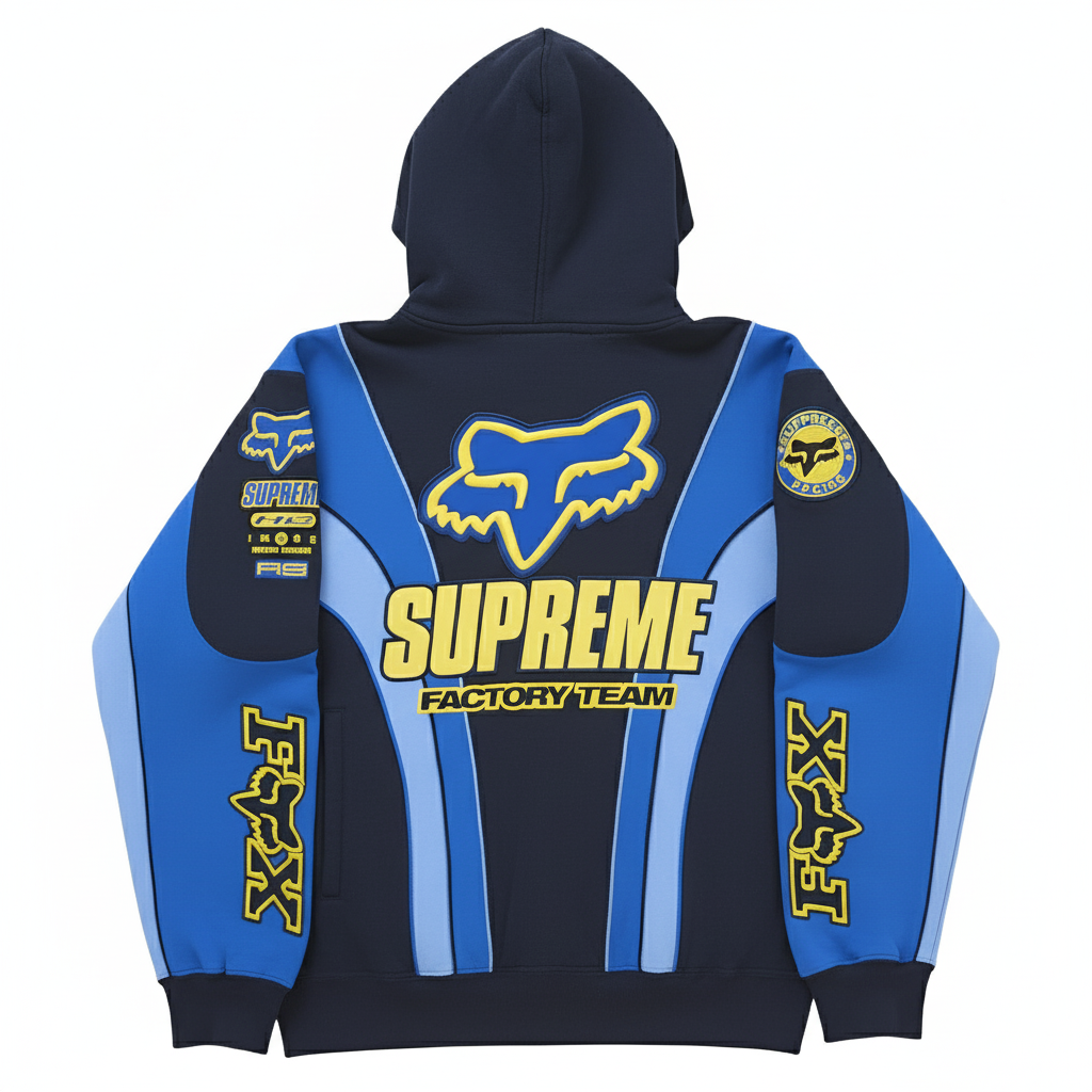 Stylish Graphic Racing Hoodie For Casual Wear