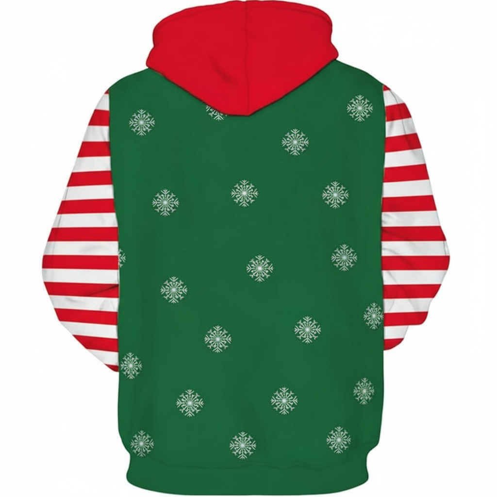 Funny Santa Claus All Over Print Hoodie