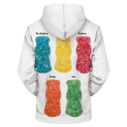 Gummy Bear Flavors 3D Sweatshirt Hoodie Pullover-My 3D Hoodie