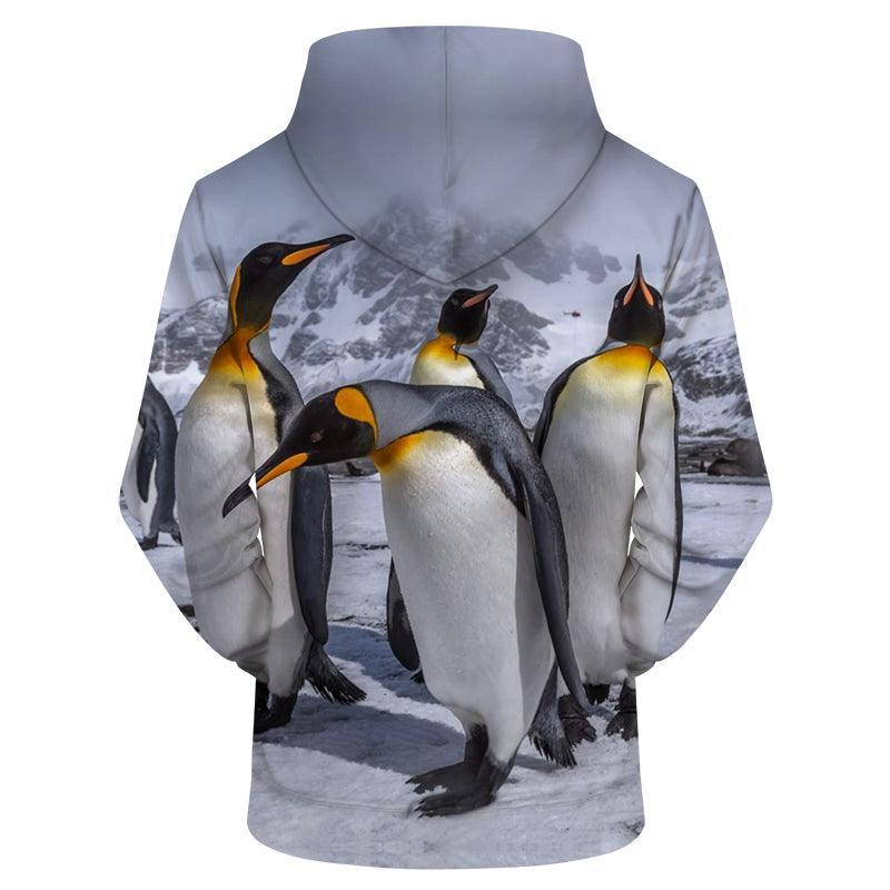 Penguin Family 3D Sweatshirt Hoodie Pullover-My 3D Hoodie