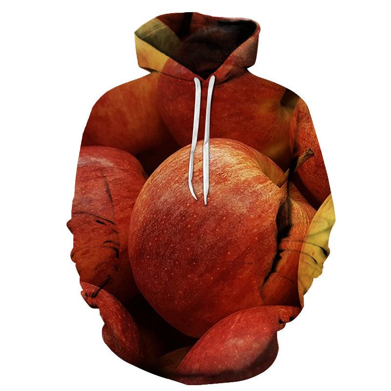 Red Apples 3D - Sweatshirt, Hoodie, Pullover-My 3D Hoodie