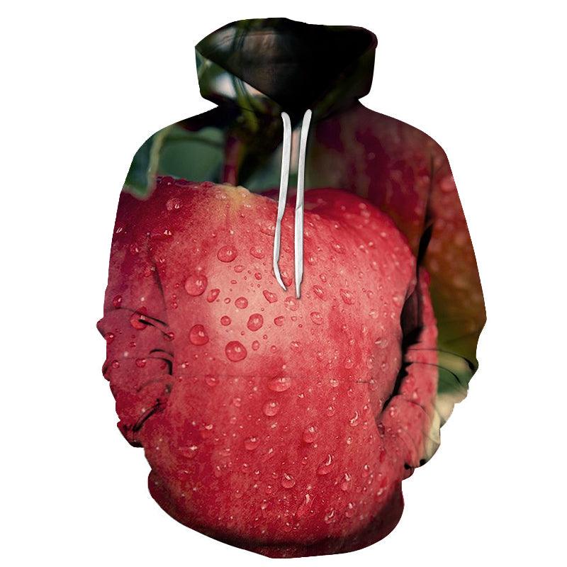 Fresh Apple 3D - Sweatshirt, Hoodie, Pullover-My 3D Hoodie