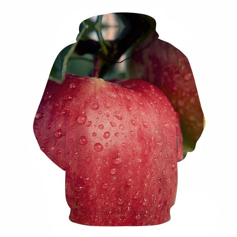 Fresh Apple 3D - Sweatshirt, Hoodie, Pullover-My 3D Hoodie