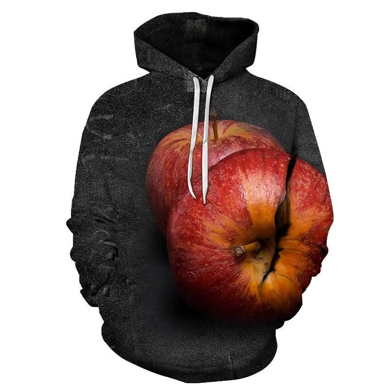 Pair Of Red Apples 3D - Sweatshirt, Hoodie, Pullover-My 3D Hoodie