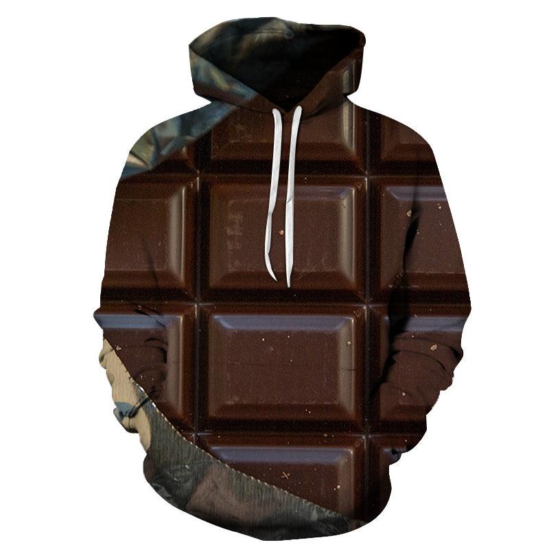 Dark Chocolate 3D - Sweatshirt, Hoodie, Pullover-My 3D Hoodie