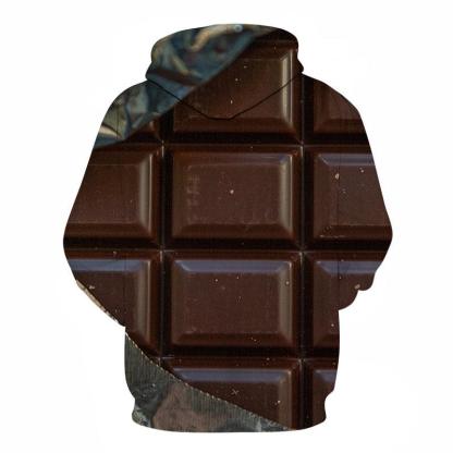 Dark Chocolate 3D - Sweatshirt, Hoodie, Pullover-My 3D Hoodie