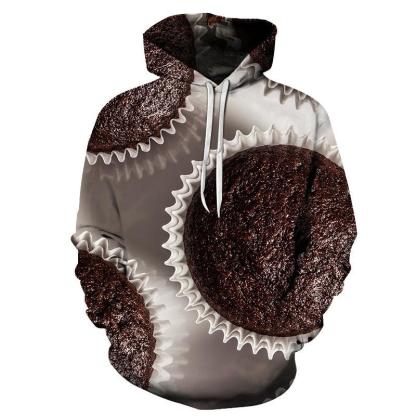 Chocolate Muffin 3D - Sweatshirt, Hoodie, Pullover-My 3D Hoodie