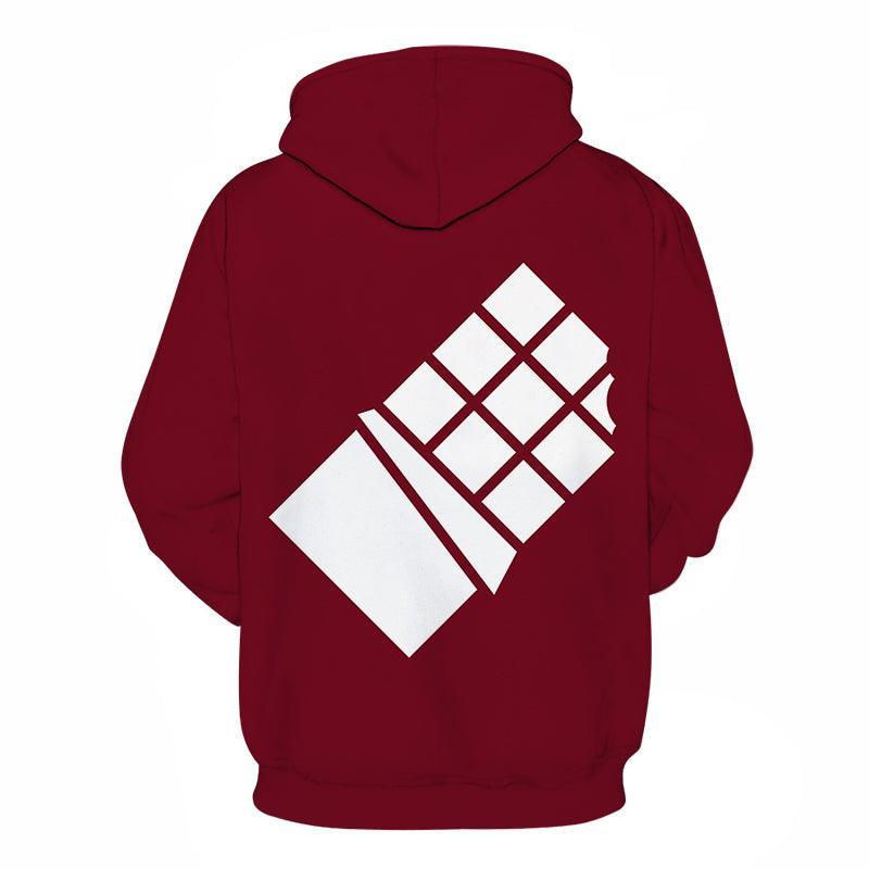 Dark Red 3D Hoodie-My 3D Hoodie
