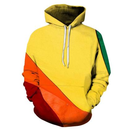 Bright Pride Flag 3D - Sweatshirt, Hoodie, Pullover-My 3D Hoodie