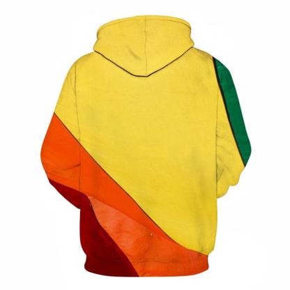 Bright Pride Flag 3D - Sweatshirt, Hoodie, Pullover-My 3D Hoodie