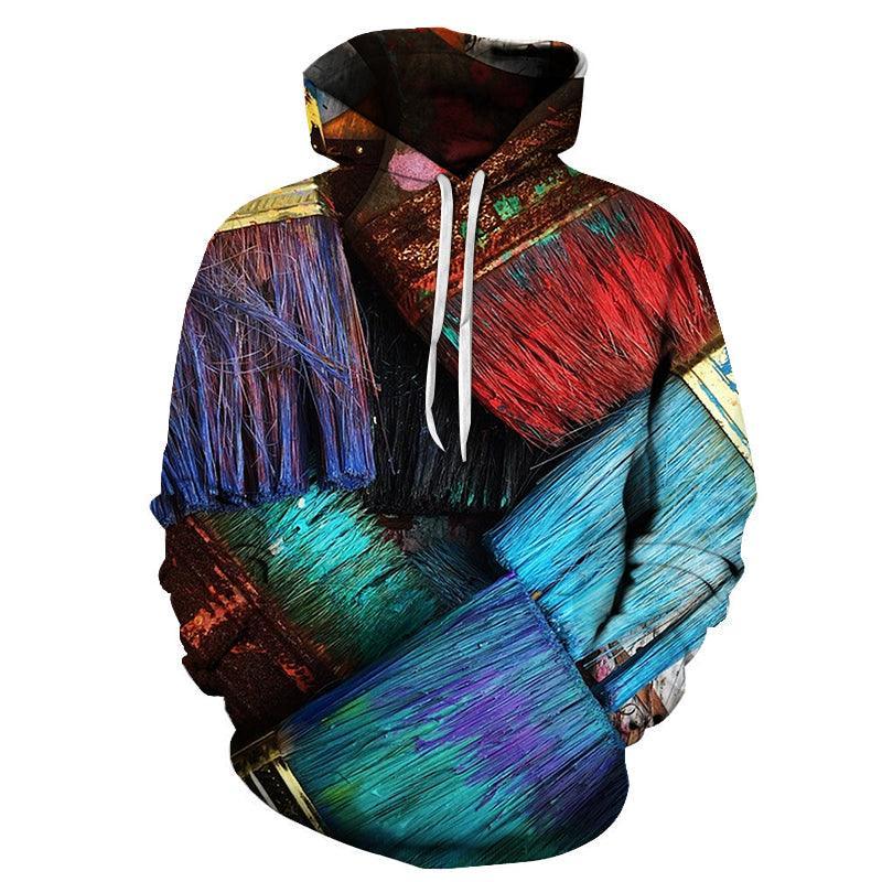 Paint By Colors 3D - Sweatshirt, Hoodie, Pullover-My 3D Hoodie