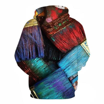 Paint By Colors 3D - Sweatshirt, Hoodie, Pullover-My 3D Hoodie