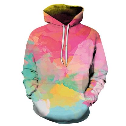 Colorful Water 3D - Sweatshirt, Hoodie, Pullover-My 3D Hoodie