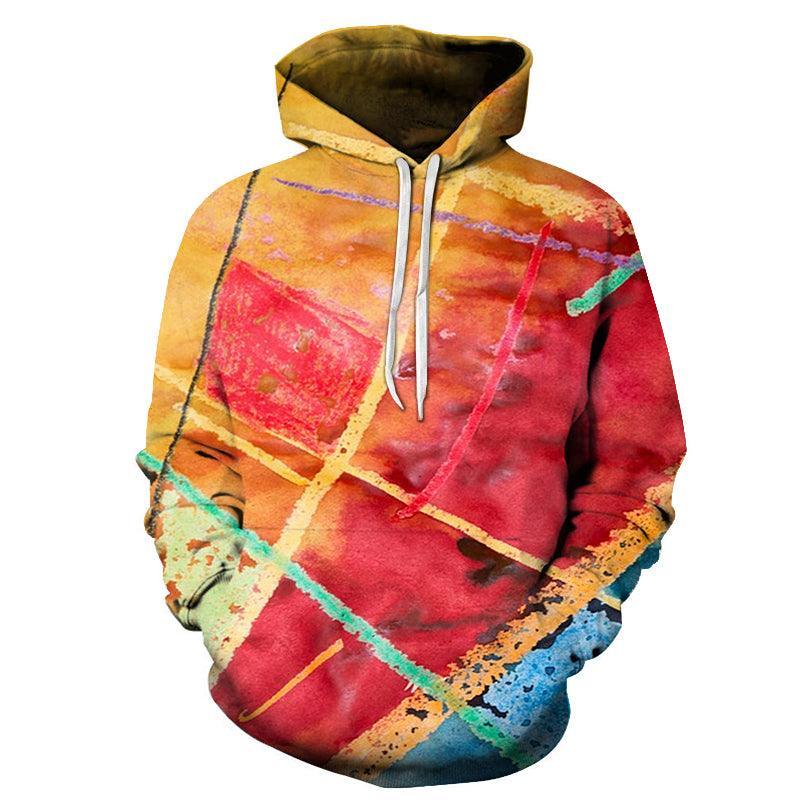Abstract Colors 3D - Sweatshirt, Hoodie, Pullover-My 3D Hoodie