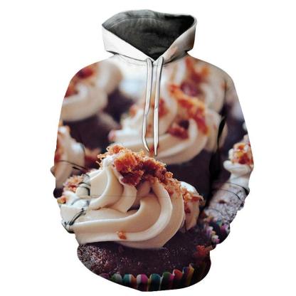 Red Velvet Cupcakes 3D - Sweatshirt, Hoodie, Pullover-My 3D Hoodie