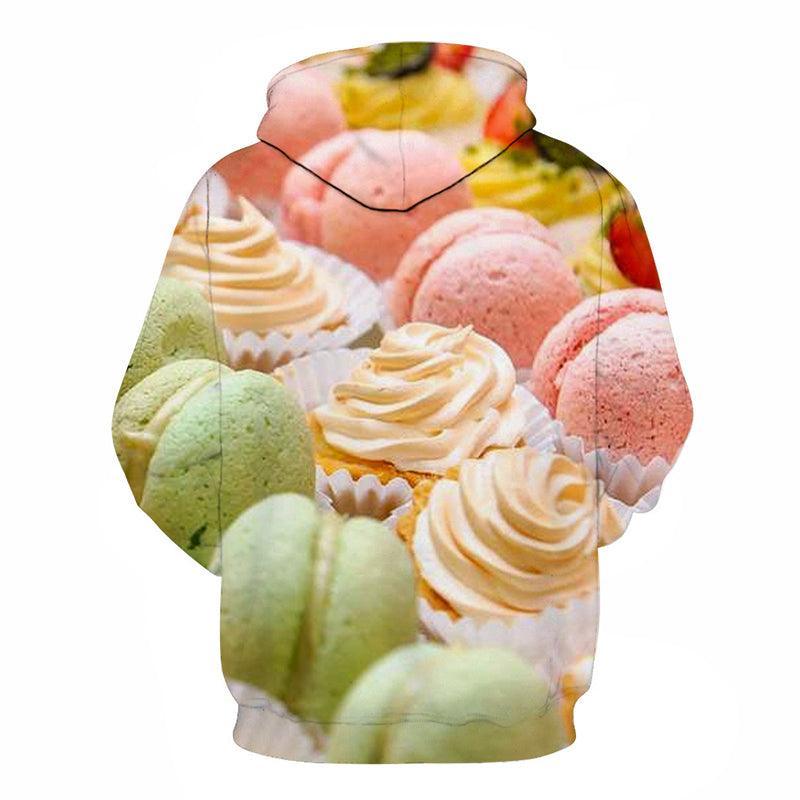 Macarons & Cupcakes 3D - Sweatshirt, Hoodie, Pullover-My 3D Hoodie