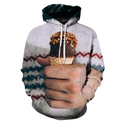 Choco-Cone 3D Sweatshirt-My 3D Hoodie