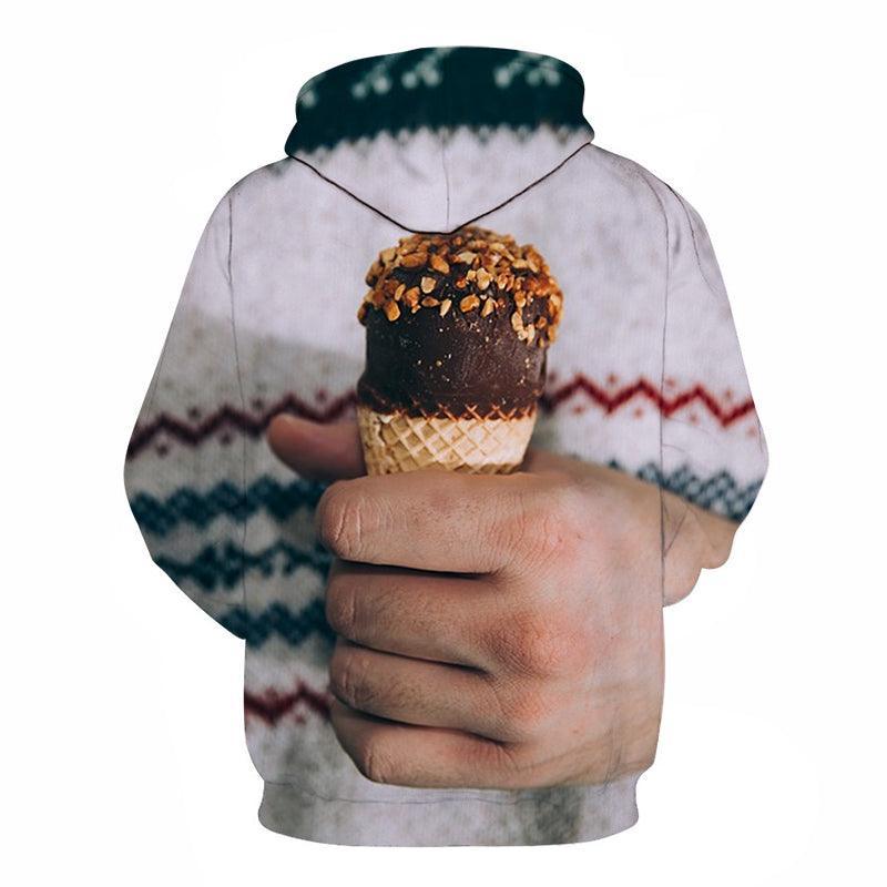Choco-Cone 3D Sweatshirt-My 3D Hoodie