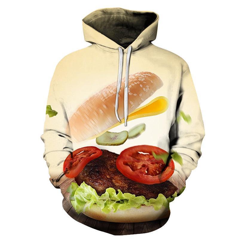 Burger 3D Hoodie-My 3D Hoodie