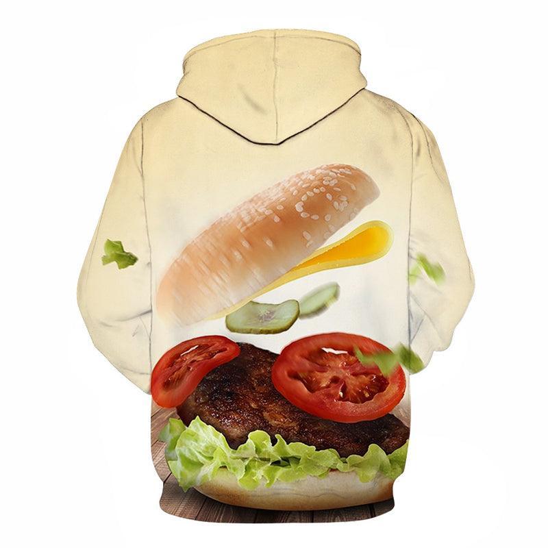Burger 3D Hoodie-My 3D Hoodie