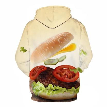 Burger 3D Hoodie-My 3D Hoodie