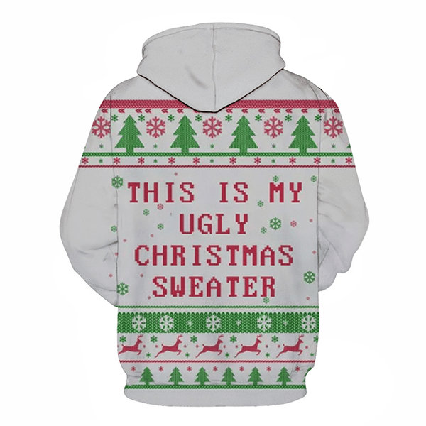 My Ugly Christmas Hoodie - Sweatshirt, Hoodie, Pullover-My 3D Hoodie