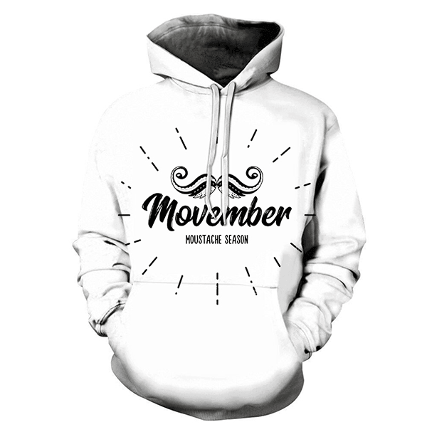 It's The Season of Mustache - Sweatshirt, Hoodie, Pullover-My 3D Hoodie