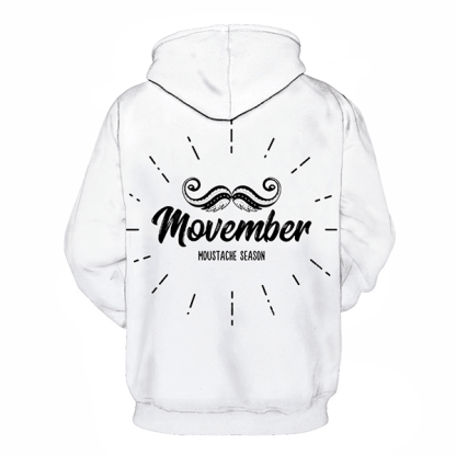 It's The Season of Mustache - Sweatshirt, Hoodie, Pullover-My 3D Hoodie